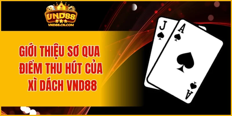 Giới thiệu sơ qua điểm thu hút của Xì dách VND88